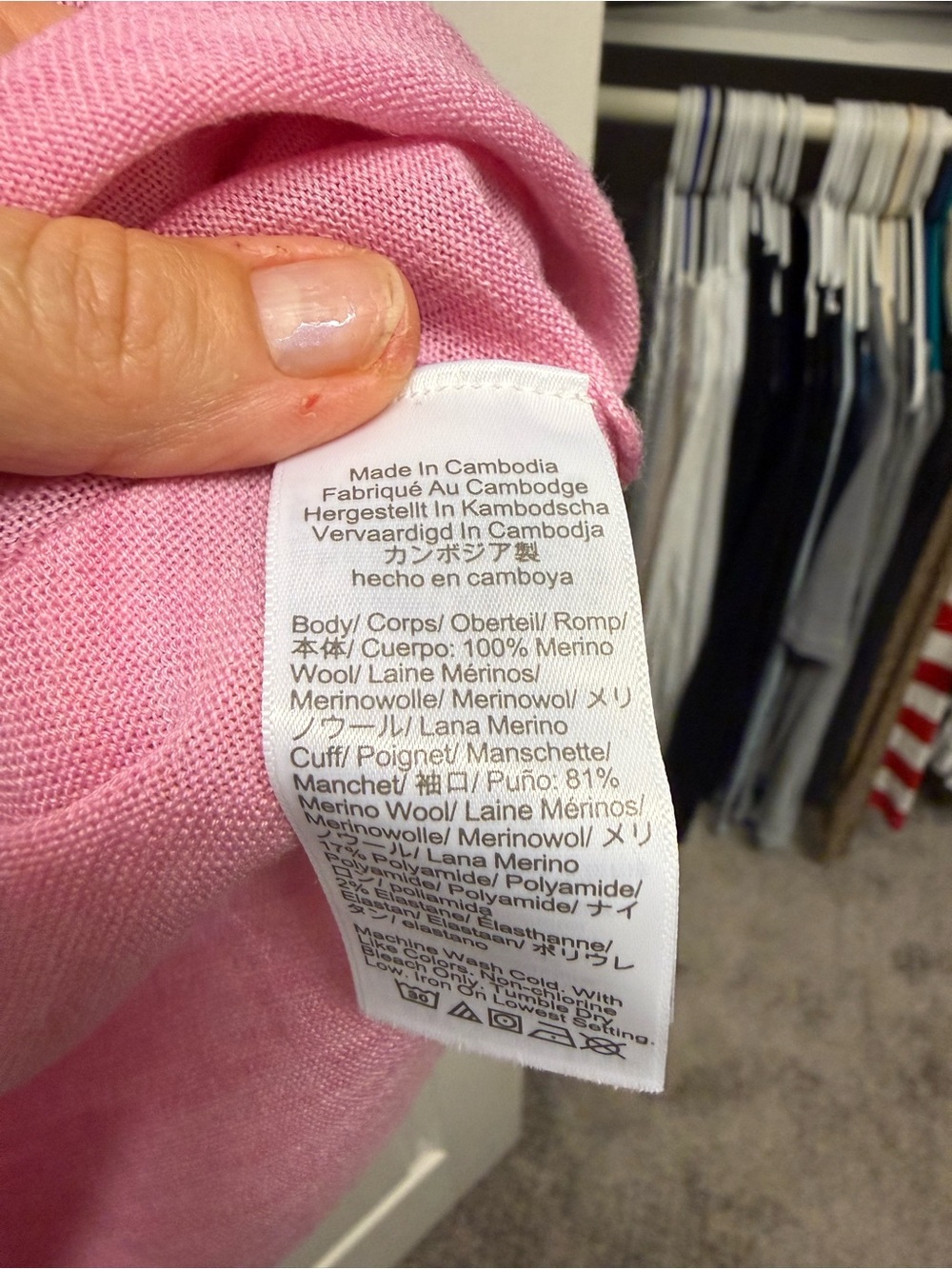 J. Crew Soft Pink Long-Sleeve Crewneck Top - Picture 4 of 7